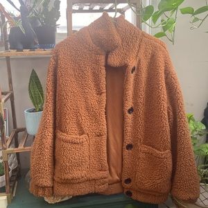 Miss Selfie size Medium Teddy Bear coat
